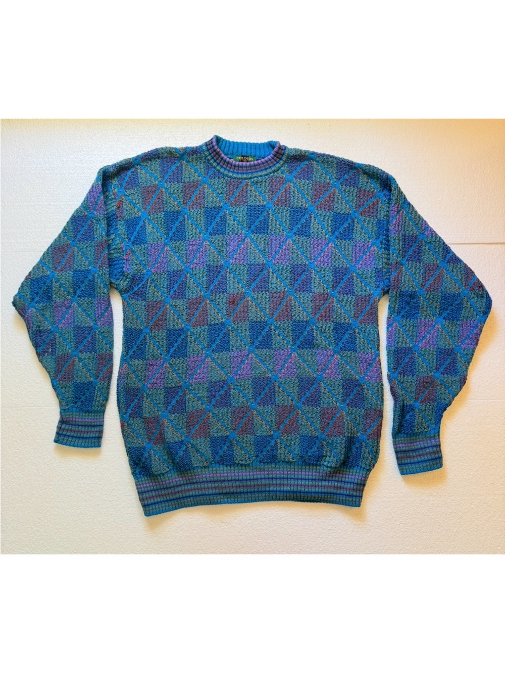 Vintage 90s Colours by Alexander Julian Knit Sweater Men's XL